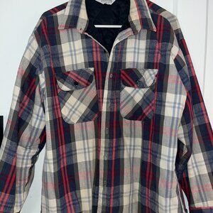 Vintage Men's Fleece Lined Flannel